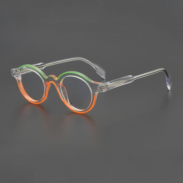 Vianet Vintage Acetate Round Glasses Frame