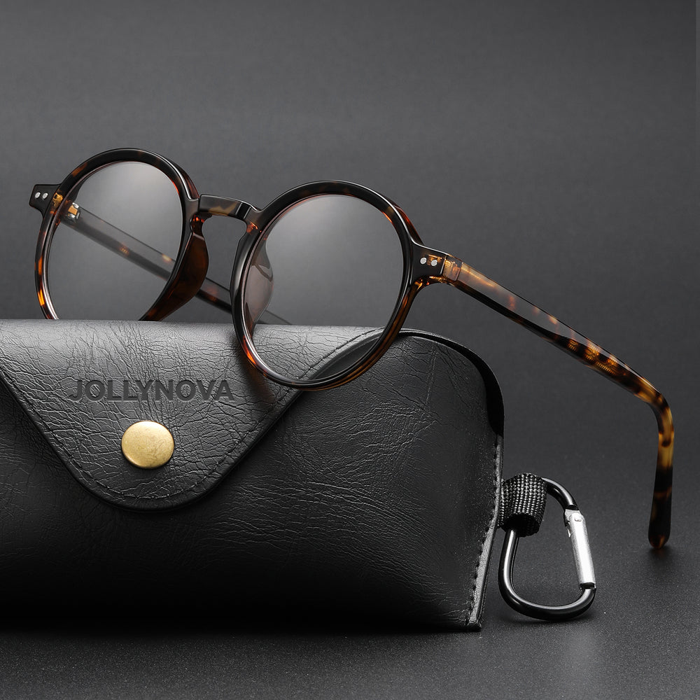 Mindy Vintage TR90 Round Eyeglasses – Jollynova