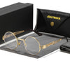 Buck Vintage Steampunk Round Glasses Frame