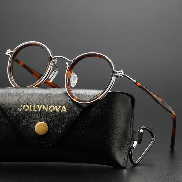 Tate Vintage Round Acetate Glasses Frame