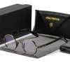 Farid Titanium Round Glasses Frame