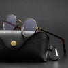 Farid Titanium Round Glasses Frame