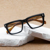 Majeed Retro Rectangle Acetate Glasses Frame