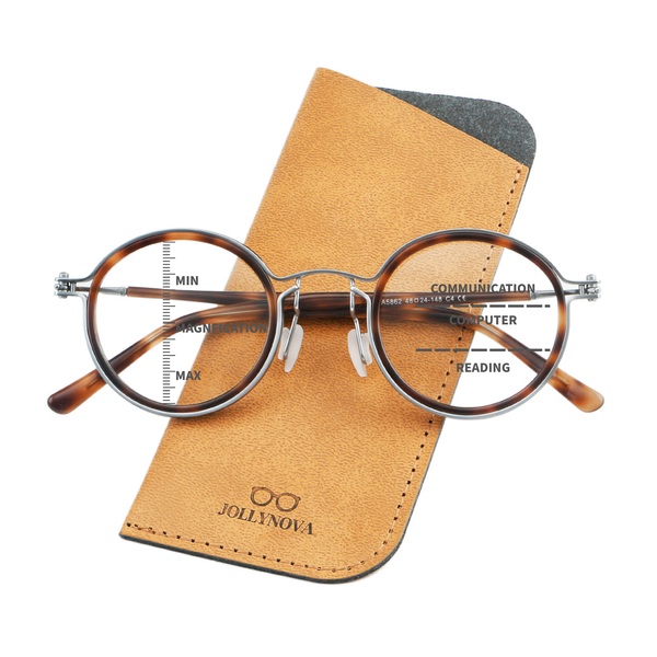 Tate Vintage Round Acetate Glasses Frame
