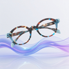 Crowe Vintage Acetate Round Glasses Frame