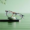 Ron Retro Round Acetate Glasses Frame