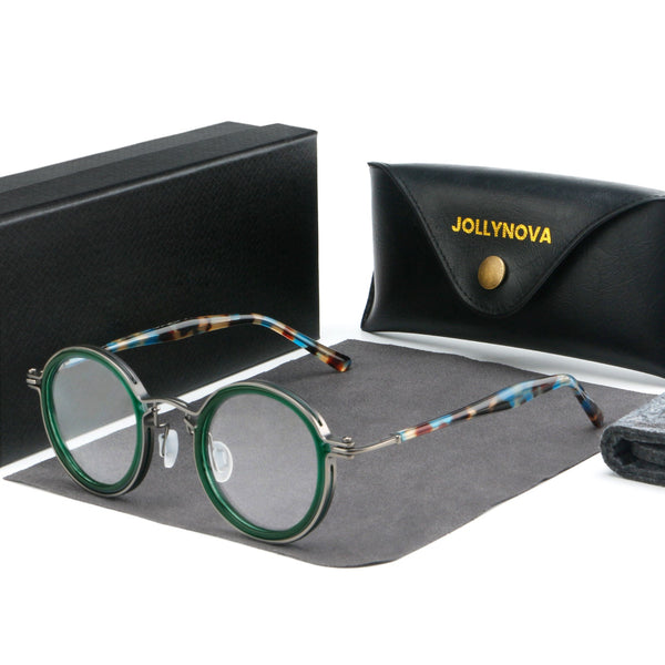 Tate Vintage Round Acetate Glasses Frame