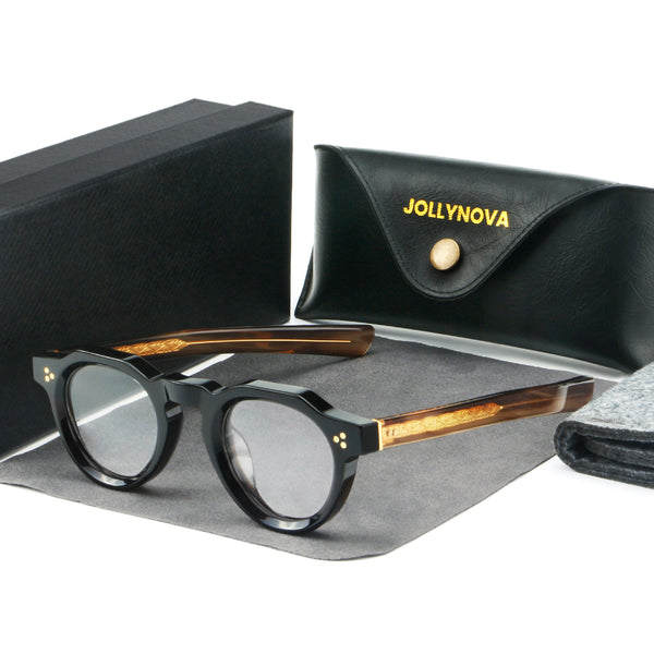 Marlin Vintage Geometric Acetate Glasses Frame