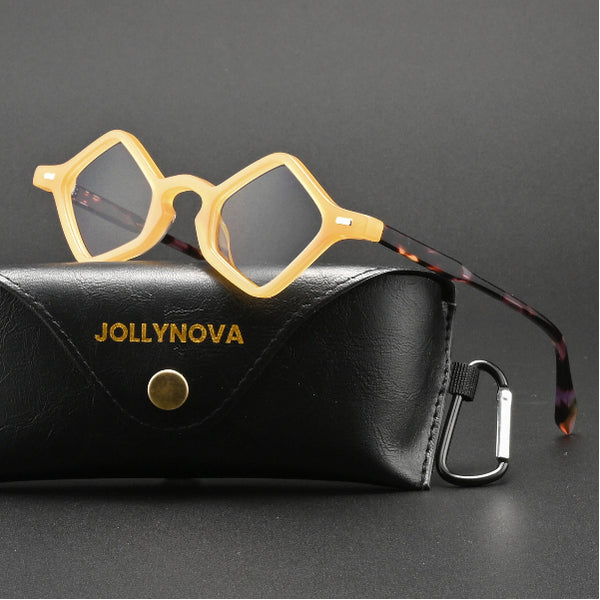 Conlin Vintage Polygon Acetate Glasses Frame