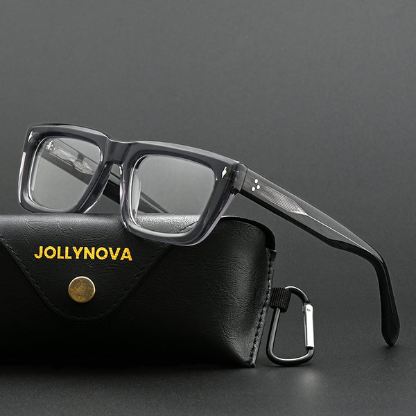 Mason Retro Rectangle Acetate Glasses Frame