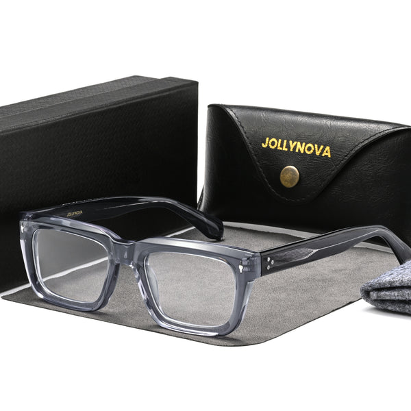 Mason Retro Rectangle Acetate Glasses Frame