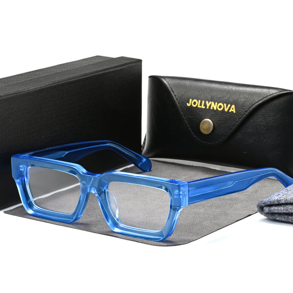 Skoff Retro Rectangle Acetate Glasses Frame