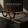 Quillen Retro Rectangle Acetate Glasses Frame