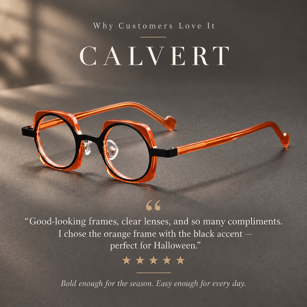 Calvert Designer Acetate Glasses Frame
