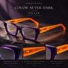Piller Retro Rectangle Acetate Glasses Frame