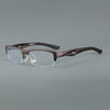 Leon Square Half Anti-Blue Light Men's Reading Glasses