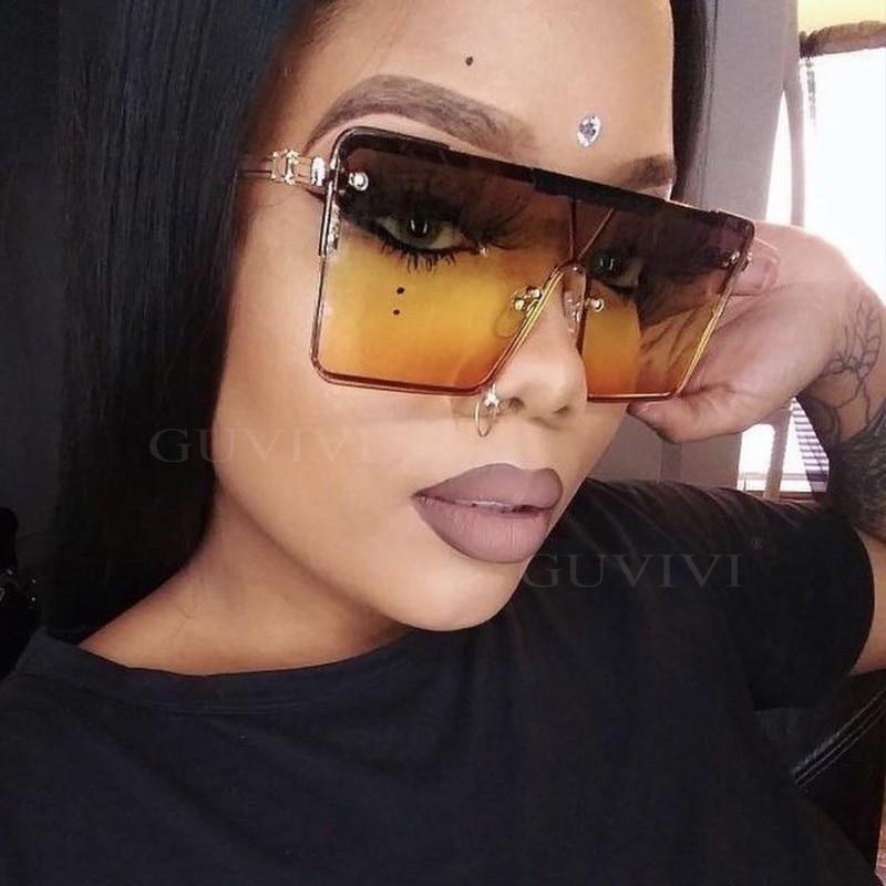 Women's Sexy Square Oversized Sunglasses