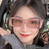 Pink Shades Women Small Sunglasses Black Fashion Square Glasses Vintage Retro Green Glasses Female Unisex Oculos Feminino