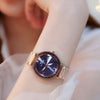 Bee Sister - New Starry Sky Dial Watch Chain Watch Women's Watch Full of Diamonds Quartz Watch Popular Fashion Steel Belt