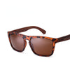 Natural Bamboo Sunglasses for Men Zebra Wood Sun Glasses Polarized Sunglasses Rectangle Lenses Driving UV400 GR8002