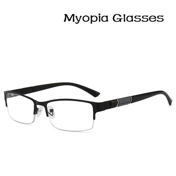 Glasses Men Retro Metal Frame Square Students Myopia Glasses Frame For Women 2020