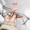 Vintage Leopard Myopia Glasses Women Men Transparent Nearsighted Prescription Eyewear Computer Eyeglasses