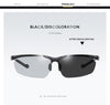 8016 Aluminium Polarized Driving Sunglasses For Men UV400 Protection Glasses Tac Orange Lenses Men New Brand Sunglasses 8016
