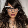 Cat Eye Sunglasses Women Luxury Diamond Oversized Sun Glasses Rhinestone Eyeglasses Ladies Fashion Eyewear UV400 Shades
