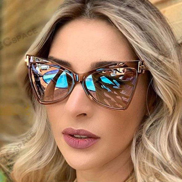 Cat Eye Retro Sunglasses Men Women Fashion Shades UV400 Vintage Glasses