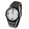 Jollynova Quartz Men's Black Stainless Steel Watch (White 4.2cm Dial) - CUR086