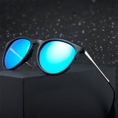 4171 Fashion Sunglasses Women Men Polarized  Sunglasses Classic Round Mirror UV400 Sun Glasses Eyewear