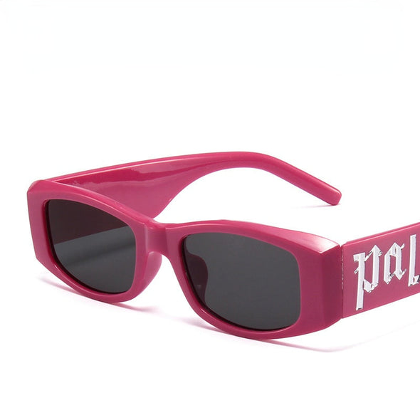 New colorful candy color sunglasses, Red Sunglasses, men's and women's cross-border punk hip-hop show glasses