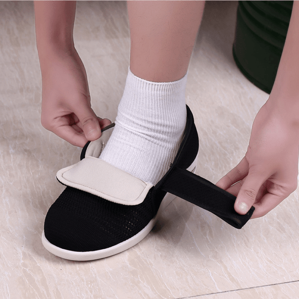 Jollynova Plus Size Wide Diabetic Shoes For Swollen Feet Width Shoes-NW007