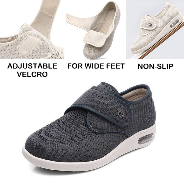 Jollynova Plus Size Wide Diabetic Shoes For Swollen Feet Width Shoes-NW001