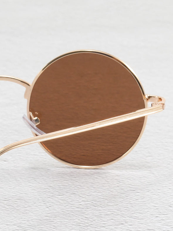 Men Round Frame Fashion Glasses travel accessories Black Shades Travel Accessories