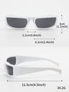 1pair Men Wrap Frame Fashion Glasses For Outdoor