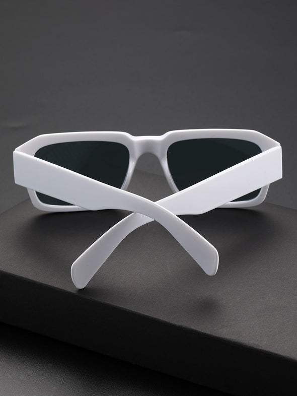 1pair Men Square Frame Fashion Glasses