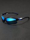 1pc Men's Sunglasses Polarized Glasses Outdoor Sports Glasses For Cycling