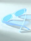 Unisex Fashionable Beach Square Frame Glasses For Daily And Photography Use
