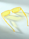 Unisex Fashionable Beach Square Frame Glasses For Daily And Photography Use