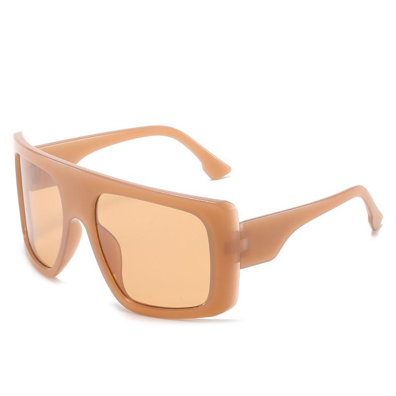 2022 New Fashion Oversized Square Cat Eye Sunglasses For Women Vintage Pink  Gradient Wide Leg Sun Glasses Female Elegant Shades