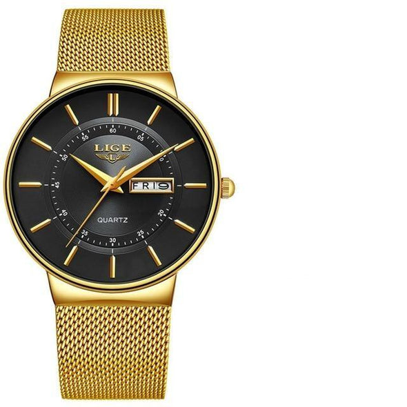 LG9949 - Men's Stainless Steel Waterproof Quartz Watch