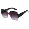 Large Frame Square Sunglasses Women Luxury Brand Designer Oversized Eyeglasses Vintage Gradient Lens  Feminino UV400