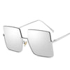 Square Rimless Sunglasses Women  Luxury Glasses Women/Men Retro Brand Eyeglasses Women Metal Gafas