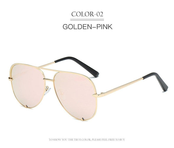 New Fashion Brand Designer Ladies Pilot Sunglasses Women Men Goggle Gradient Sun Glasses For Female Mirror Shades UV400