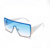 New Square Sunglasses Women Fashion Oversized Metal Frame Vintage Glasses Men Shades Retro Gradient Colors Oculos UV400