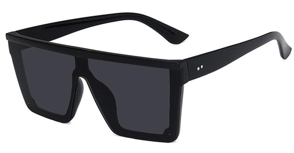 Square Women  Luxury Vintage Design Big Frame Mirror Sunglasses