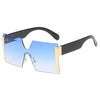 new jointed rimless sunglasses women men oversized personalized glasses