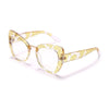 Fashion Cat Eye Glasses Women Men Computer Eyeglasses Optical Blue Light Glasses Leopard Retro Spectacles Frame