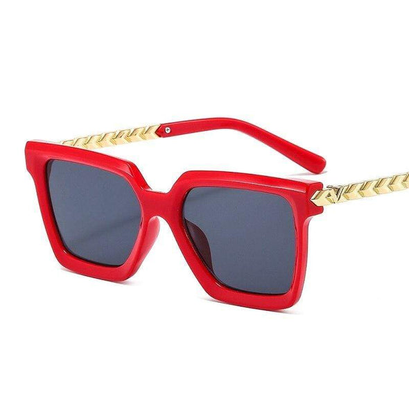 New Fashion Cat Eye Sunglasses Women Men Leopard Black Gradient Lens Metal Luxury Frame Brand Designer Square Sunglasses